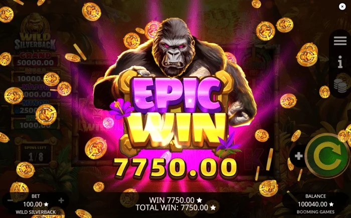 Wild Silverback - epski dobitak s Grand Jackpotom